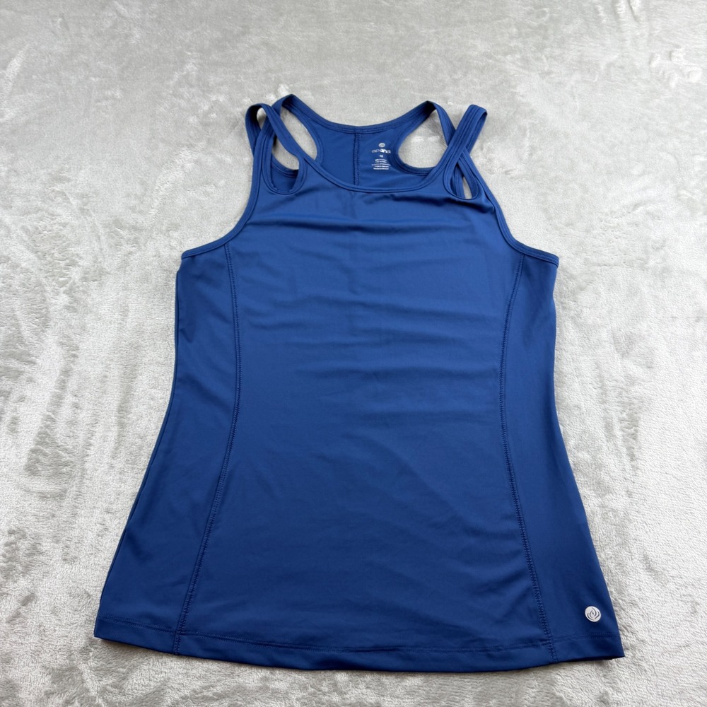 Apana Blue Women's M Medium Racerback Activewear Tank Top